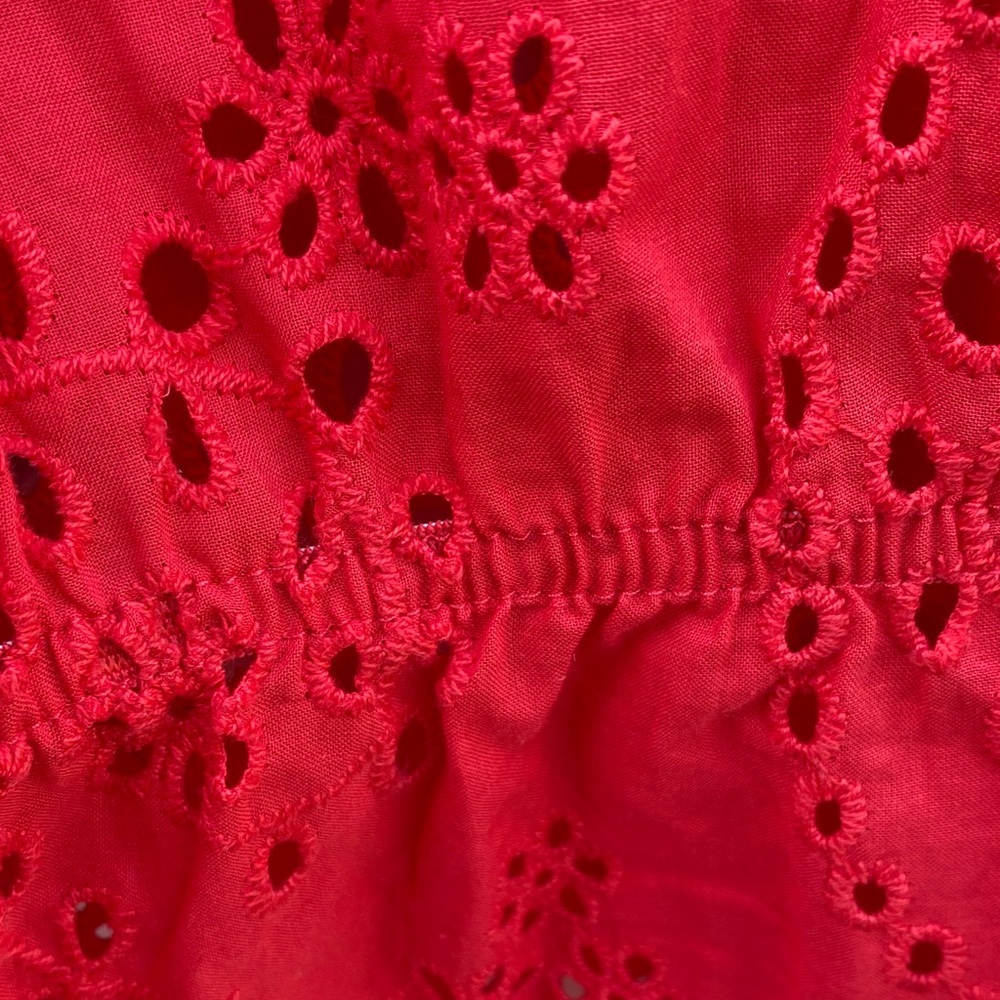 Marc New York Eyelet Blouse Set - Red and Purple - Picture 10 of 10